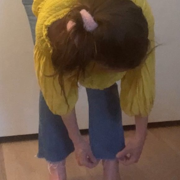 JCrew Button Fly Med Wash High-Rise Crop Flare Raw Hem Sz27 - Picture 13 of 13